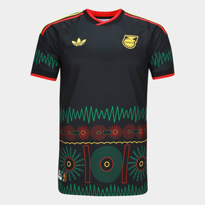 Camisola Seleção Jamaica Away Torcedor 2026 Adidas Masculina - Preto