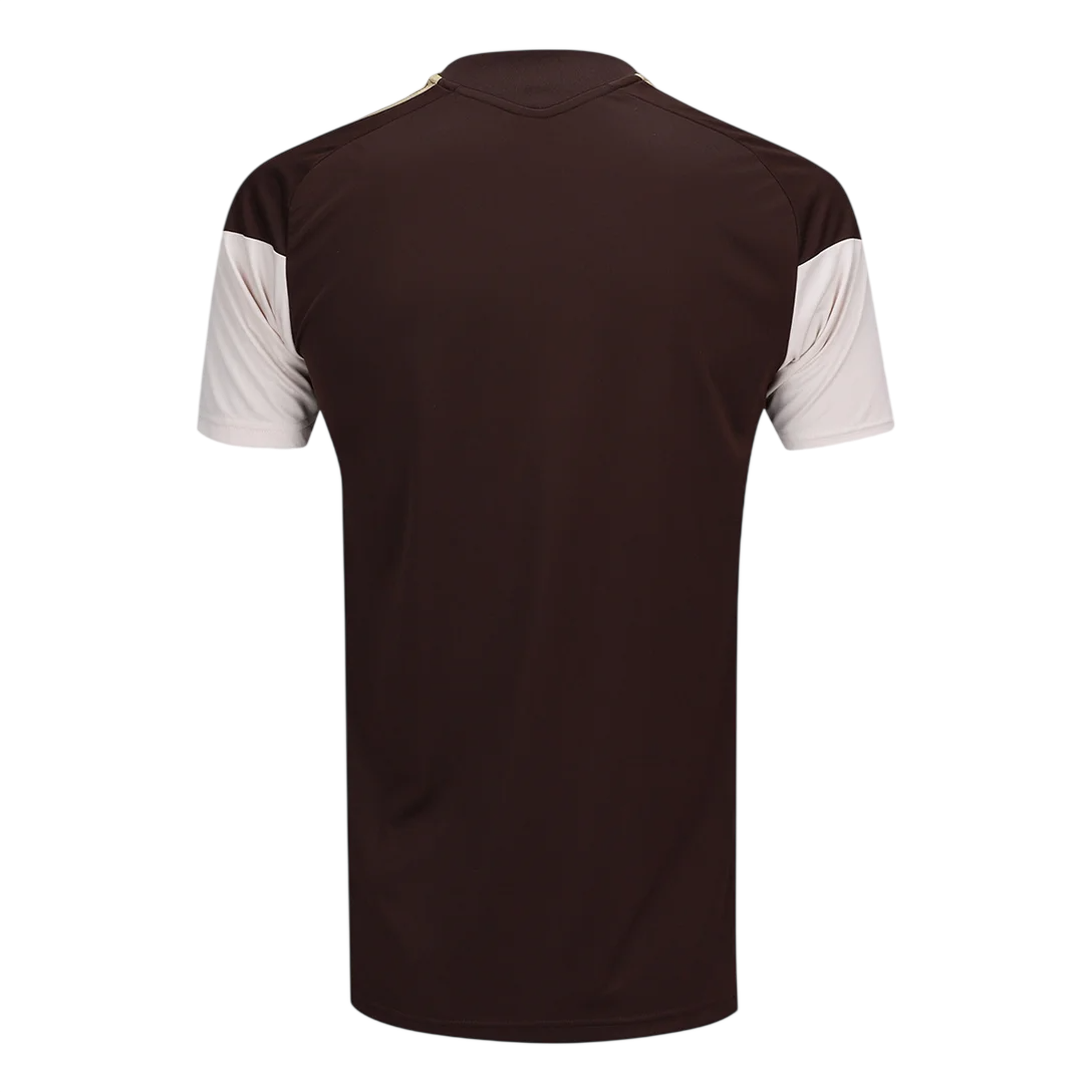 Camisola Flamengo 26/27 Treino Marrom - Adidas Versão Torcedor