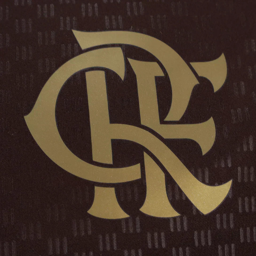 Camisola Flamengo 26/27 Treino Marrom - Adidas Versão Torcedor
