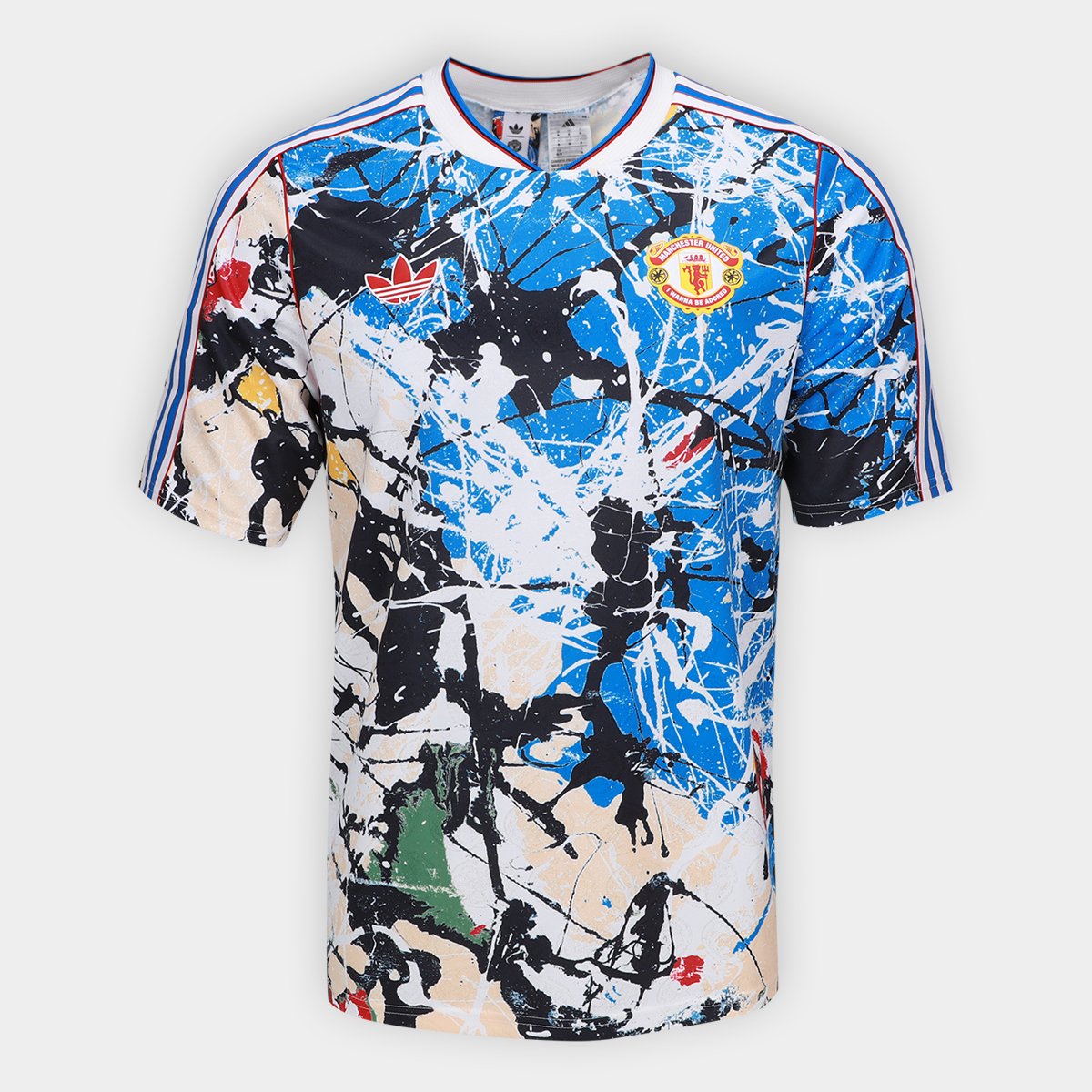 Camisola Manchester United X Stone Roses 26/27 Torcedor Adidas Masculina - Azul