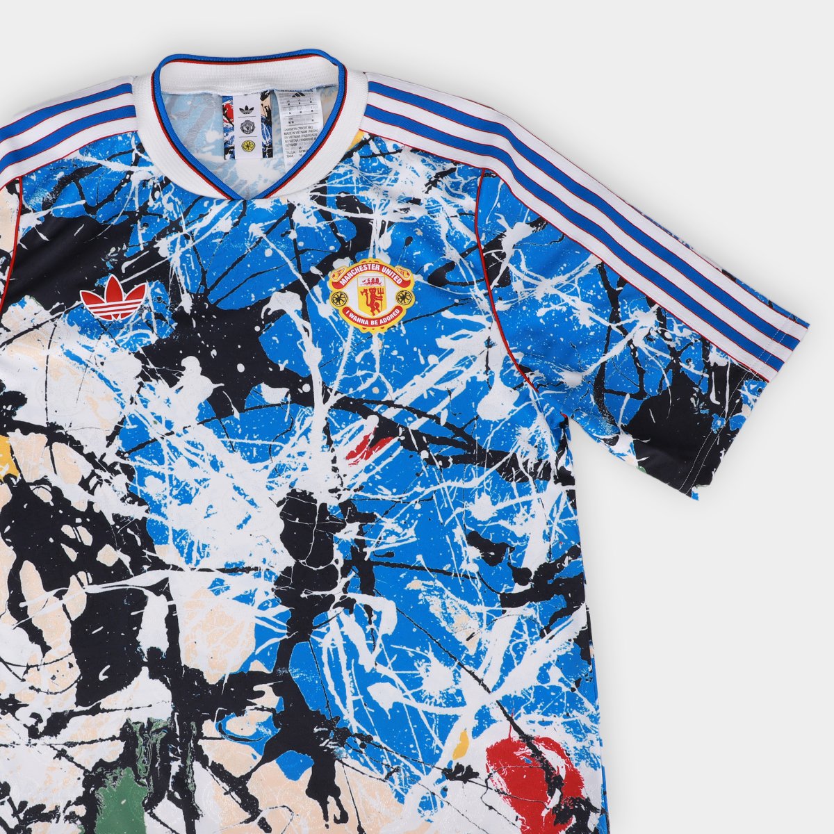 Camisola Manchester United X Stone Roses 26/27 Torcedor Adidas Masculina - Azul