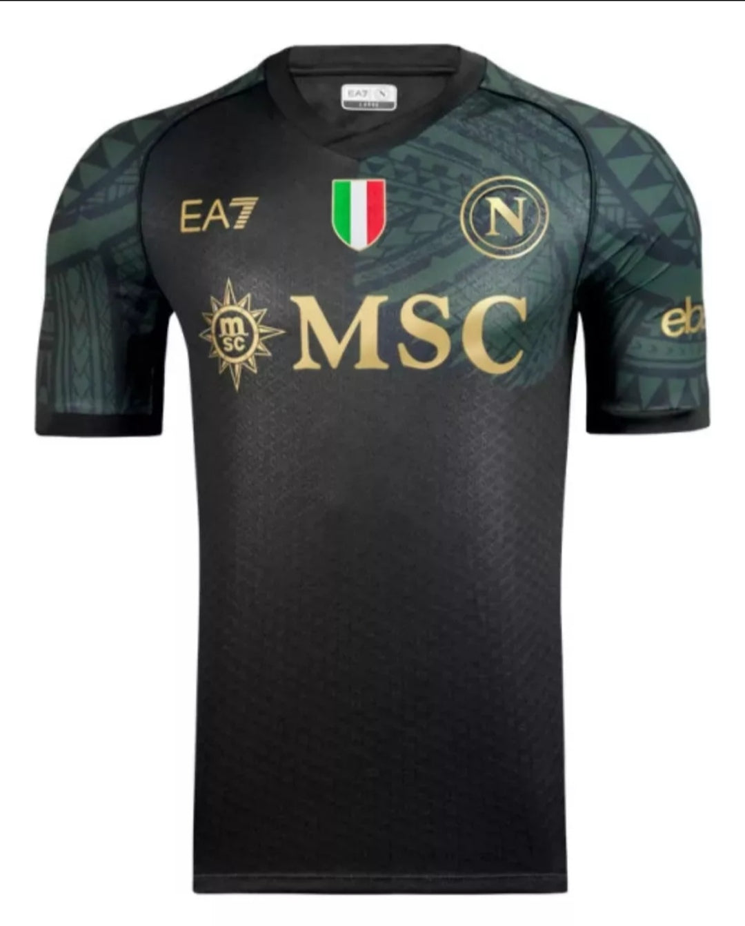Camisola Napoli III 24/25 EA7 Masculina - Lançamento