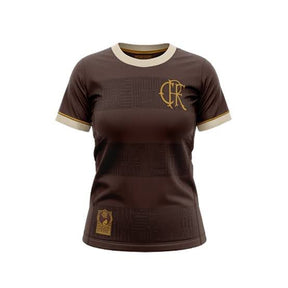 Camisola Flamengo Identidade 24/25 Torcedor Feminina - Marrom