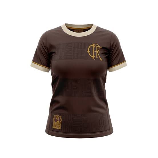 Camisola Flamengo Identidade 24/25 Torcedor Feminina - Marrom