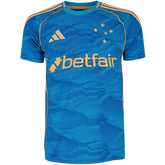 Camisola Cruzeiro III 25/26 Torcedor Adidas Masculina - Azul