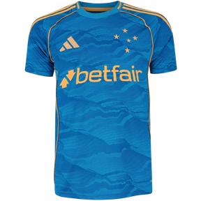 Camisola Cruzeiro III 25/26 Torcedor Adidas Masculina - Azul