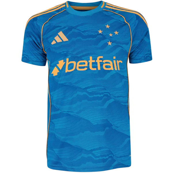 Camisola Cruzeiro III 25/26 Torcedor Adidas Masculina - Azul