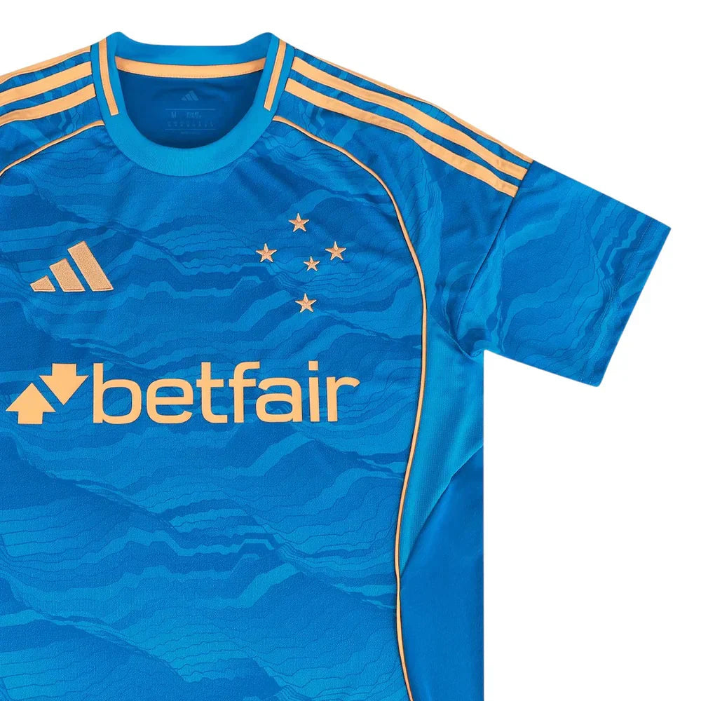 Camisola Cruzeiro III 25/26 Torcedor Adidas Masculina - Azul