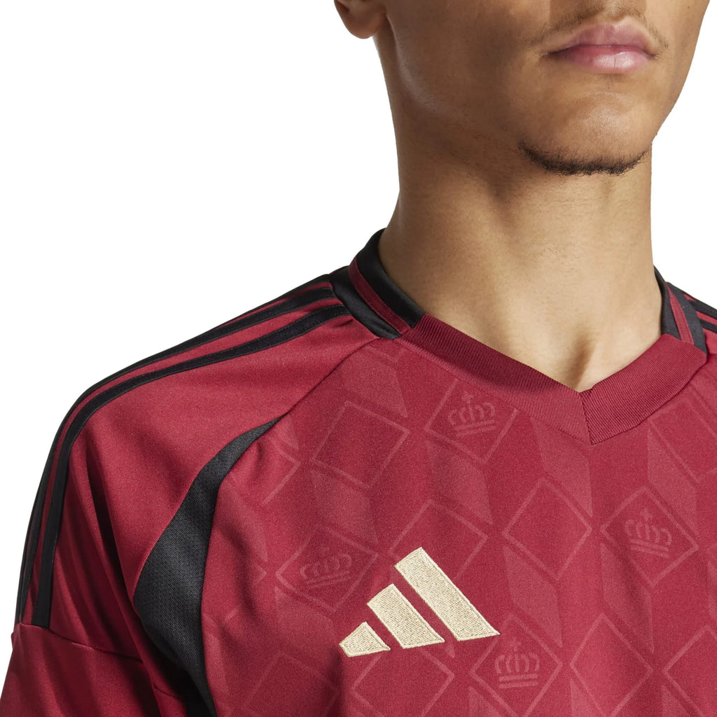 Camisola Bélgica Adidas Home Masculina Torcedor 24/25