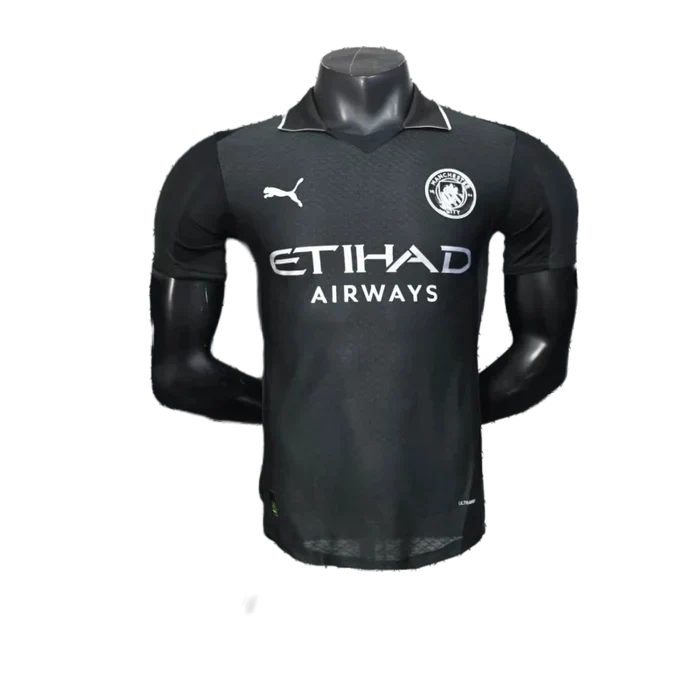 Camisola Manchester City 25/26 Edição Especial - Preta - Versão Jogador
