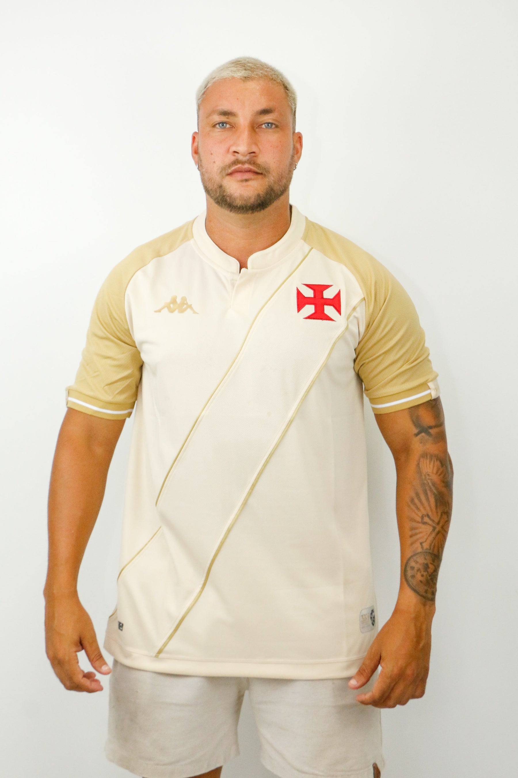 Camisola 3 Vasco Kappa 24/25 - 100 anos resposta histórica - Masculina - Bege