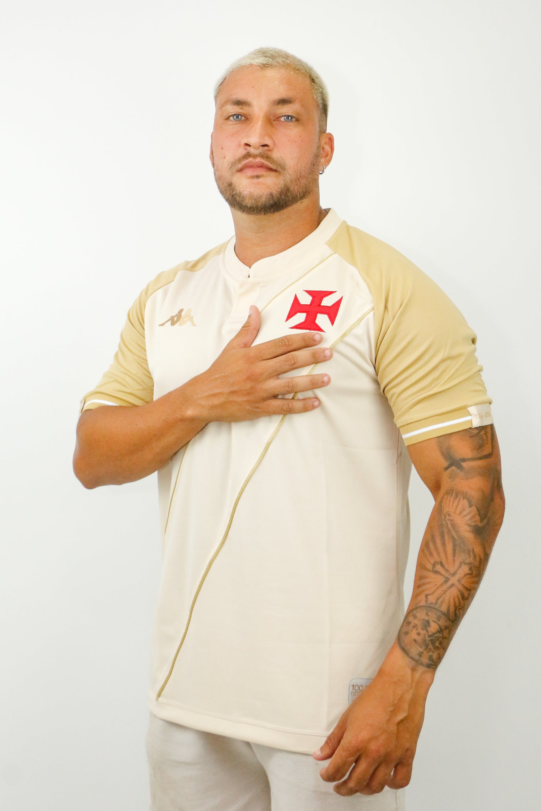 Camisola 3 Vasco Kappa 24/25 - 100 anos resposta histórica - Masculina - Bege