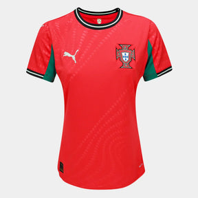 Camisola Seleção Portugal Home 25/26 s/n Torcedor Puma Feminina - Vermelho