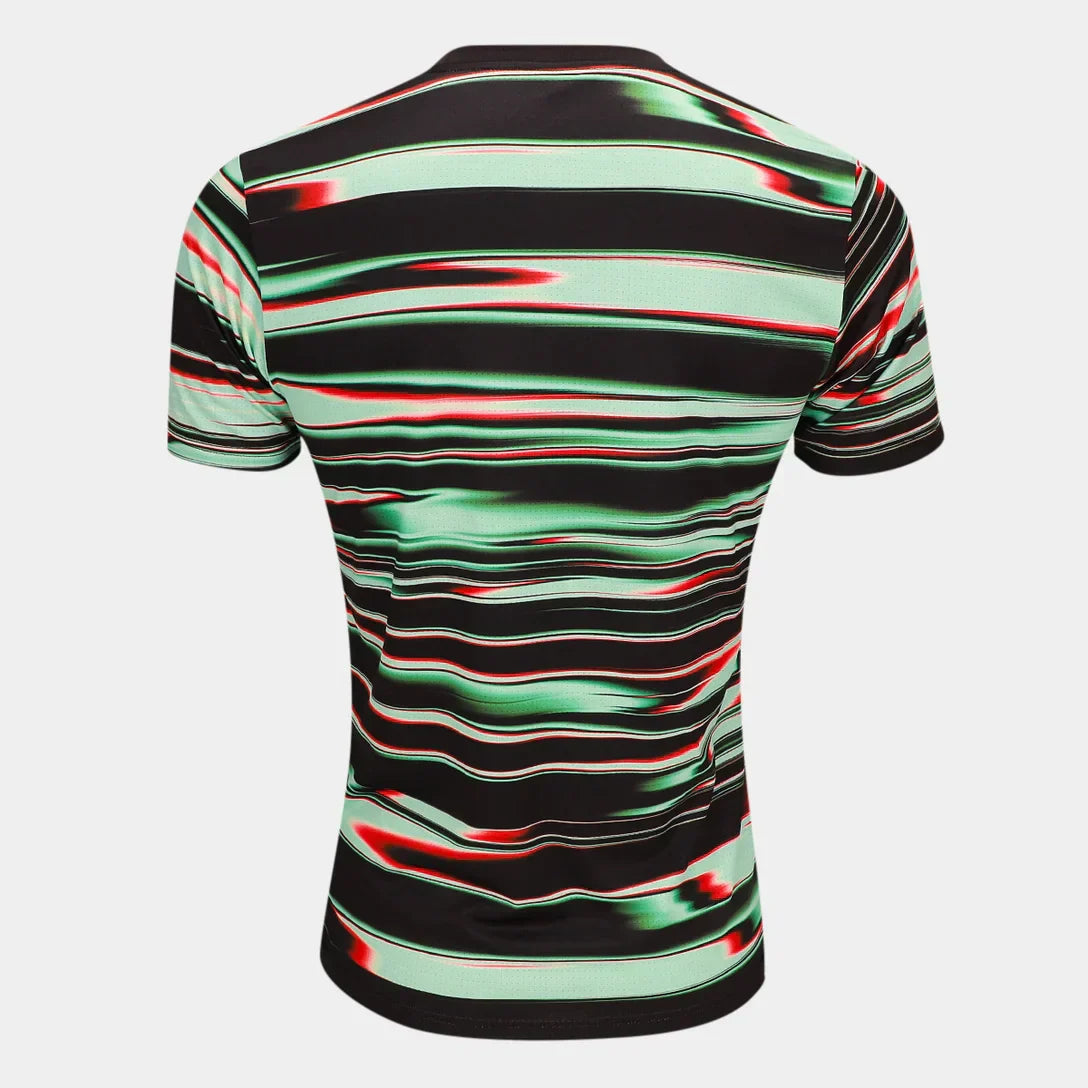 Camisola Seleção Portugal Prematch 25/26 s/n Torcedor Puma Masculina - Preto+verde