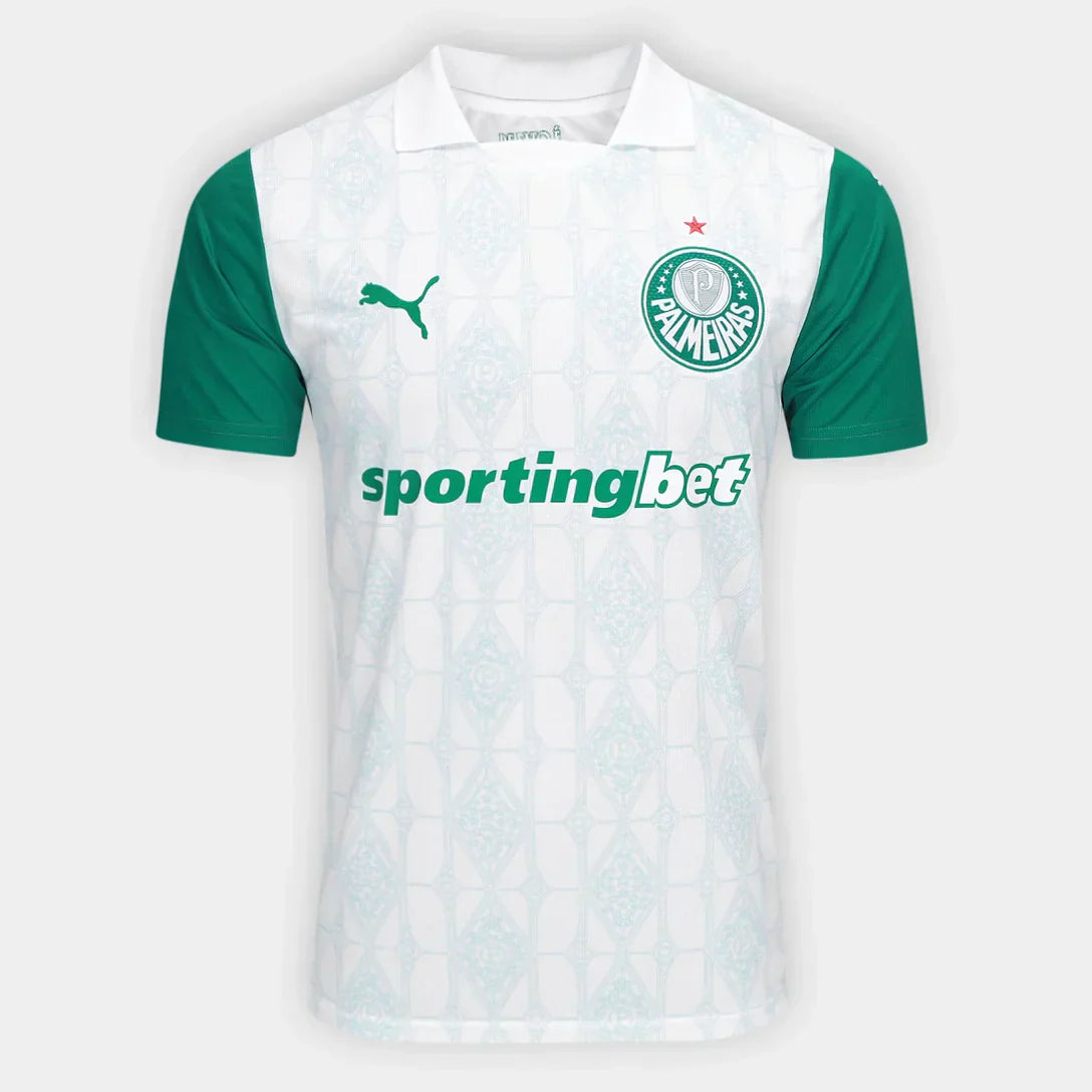 Camisola Palmeiras II 25/26 s/n Torcedor Puma Masculina - Branco