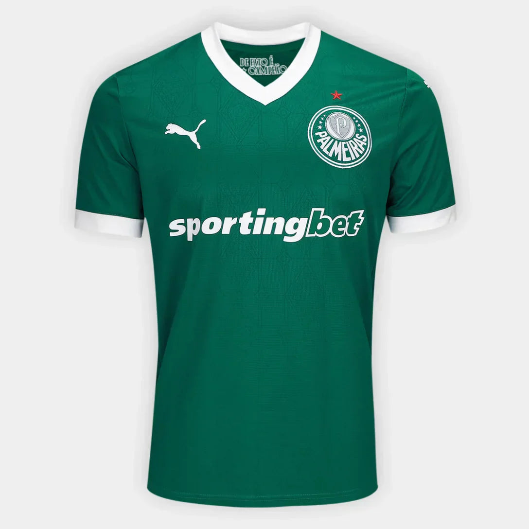 Camisola Palmeiras I 25/26 Torcedor Puma Masculina - Verde