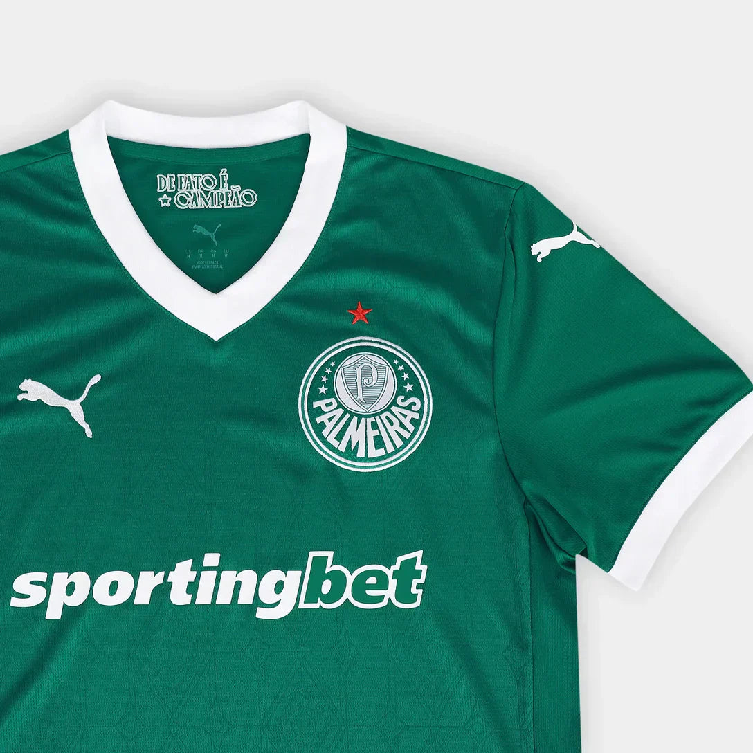 Camisola Palmeiras I 25/26 Torcedor Puma Masculina - Verde