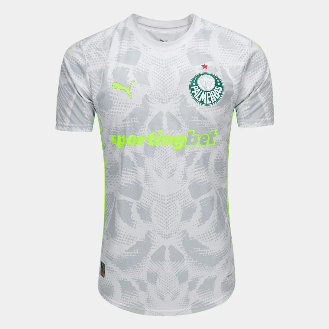 Camisola de Goleiro Palmeiras III 25/26 s/n Torcedor Puma Masculina - Cinza