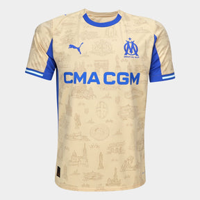Camisola Olympique de Marseille 26/27 Edição Especial Torcedor Puma - Dourado