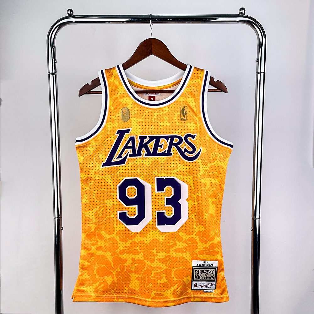 Camisola Mitchell & Ness x BAPE - Los Angeles Lakers