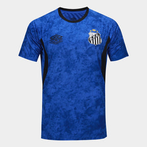 Camisola Santos Treino 26/27 Umbro Masculina - Azul+Preto