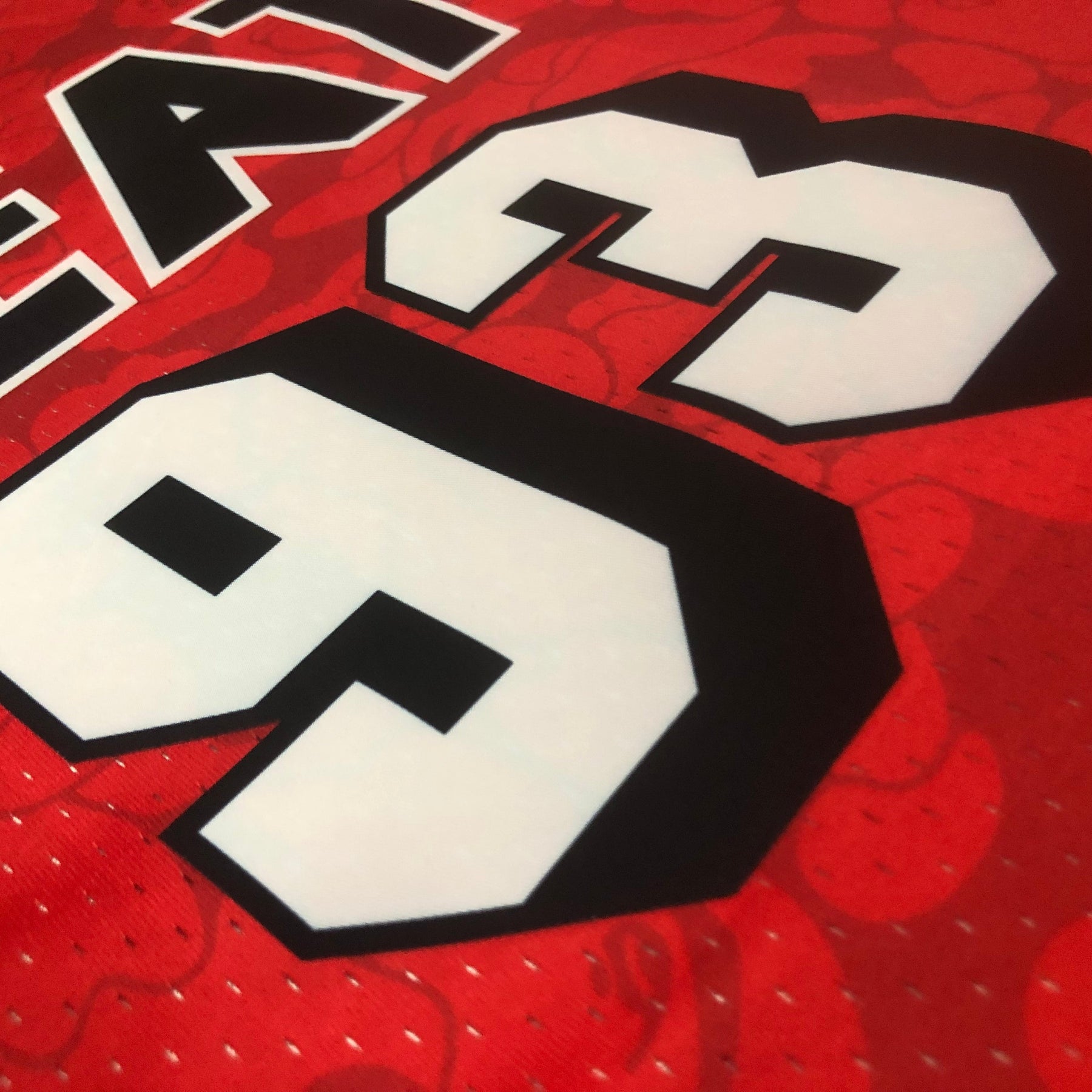 Camisola Miami Heat Mitchell & Ness BAPE Edition 1993