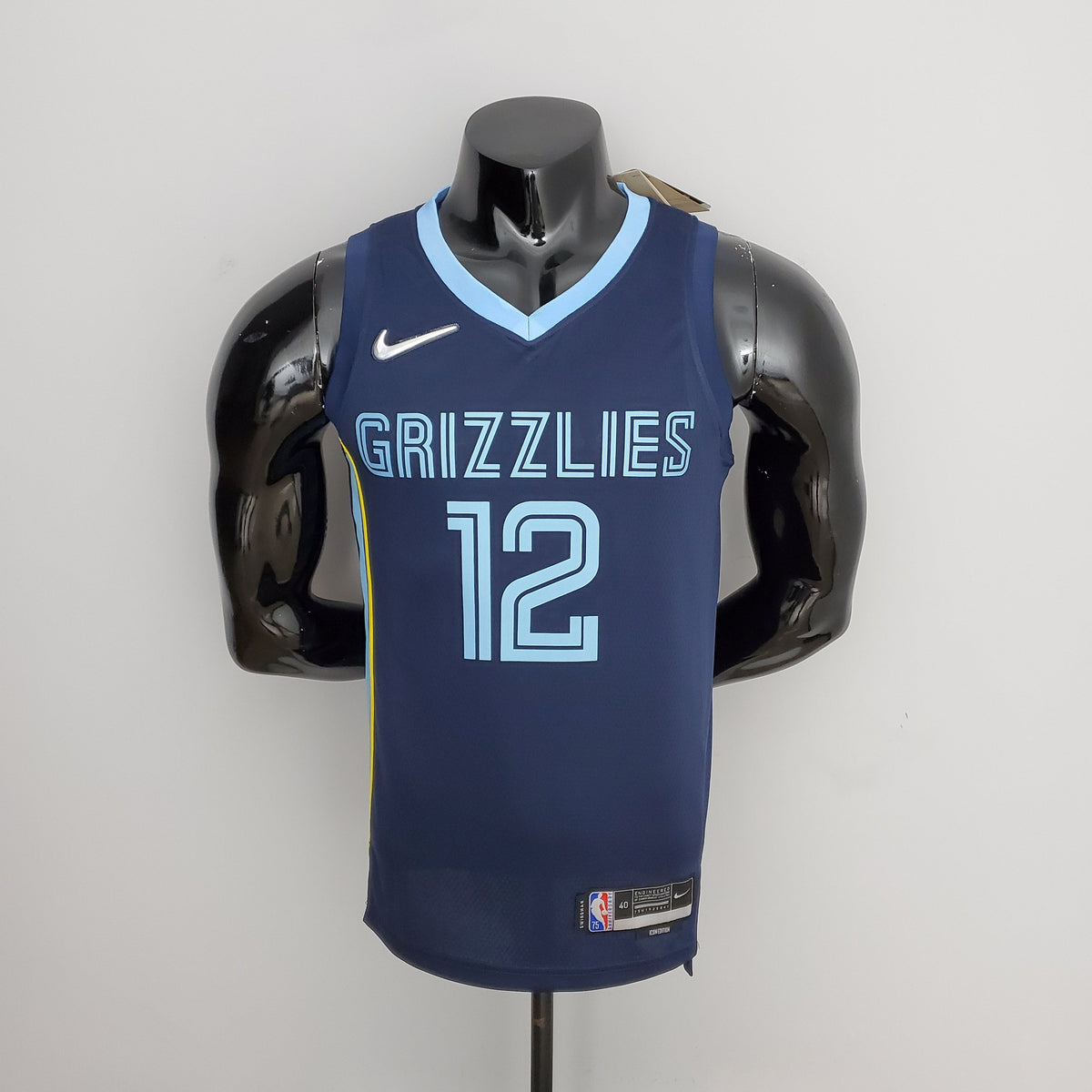 Camisola NBA Memphis Grizzlies #12 Morant - 75° Aniversário Blue