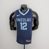 Camisola NBA Memphis Grizzlies #12 Morant - 75° Aniversário Blue
