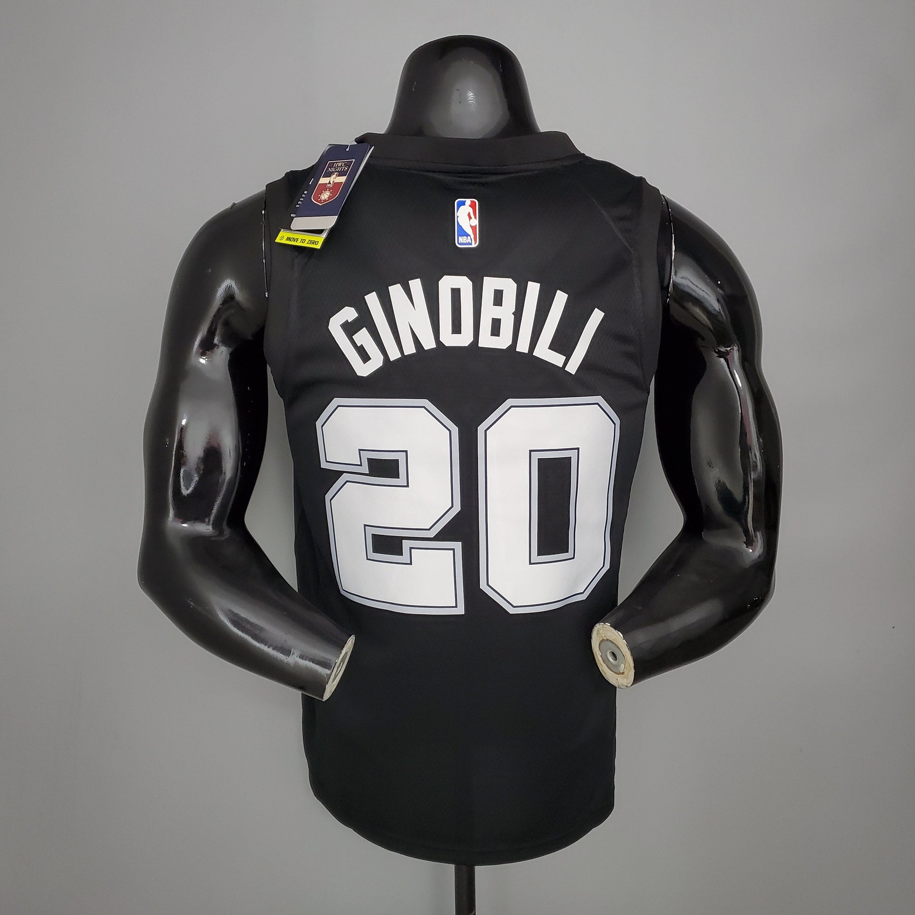 Camisola NBA San Antonio Spurs #20 Ginobili - City Edition Black