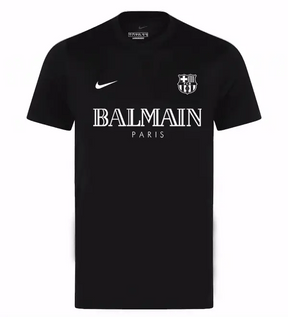 Camisola Barcelona x Balmain Masculina Torcedor 24/25 - Preta