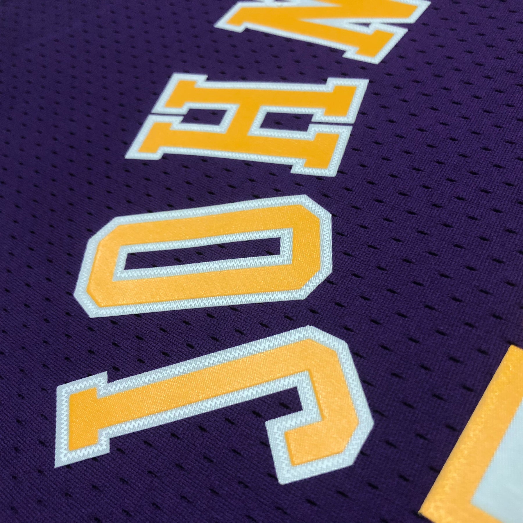 Camisola Los Angeles Lakers Mitchell & Ness Away 84/85