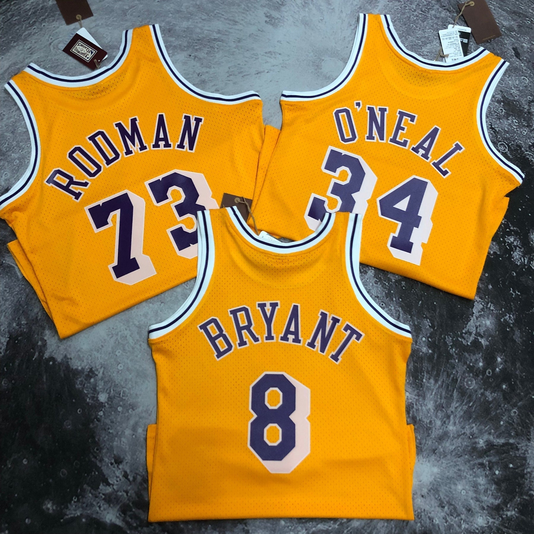 Camisola Los Angeles Lakers Mitchell & Ness Home 96/97
