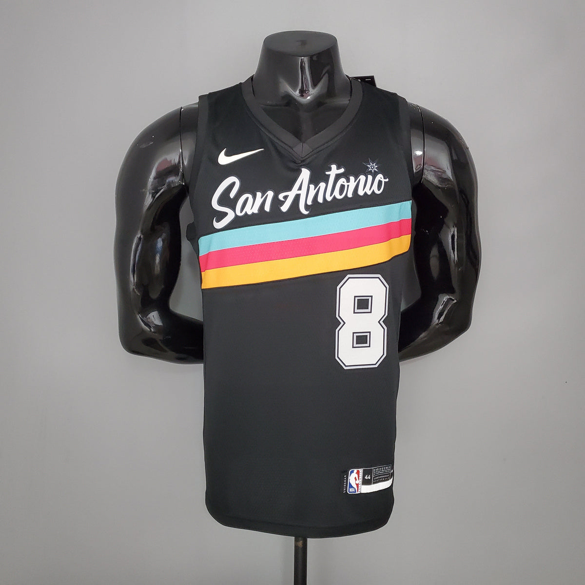 Camisola NBA San Antonio Spurs #8 Mills - City Edition Black