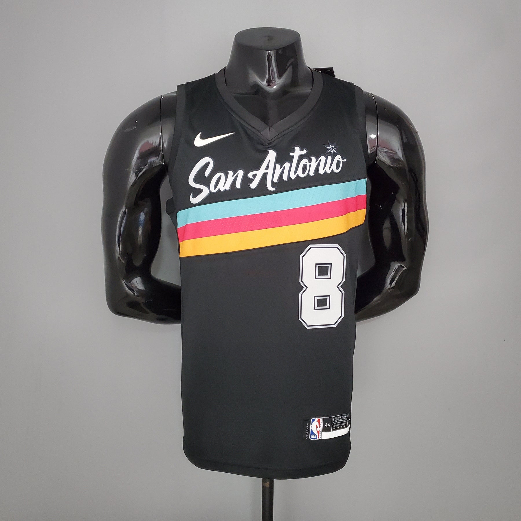 Camisola NBA San Antonio Spurs #8 Mills - City Edition Black
