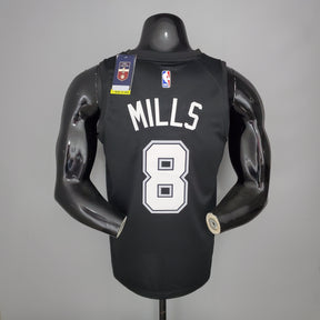 Camisola NBA San Antonio Spurs #8 Mills - City Edition Black