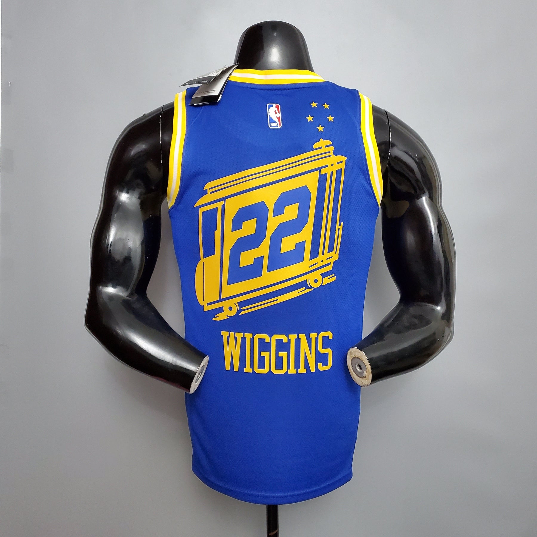 Camisola NBA Golden State Warriors #22 Wiggins - Train Blue