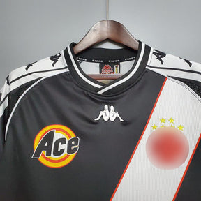 Camisola Vasco Retrô 2000 Preta - Kappa