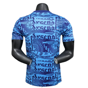 Camisola pré-jogo do Arsenal 25/26 - Azul - Versão Jogador