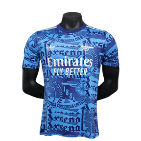 Camisola pré-jogo do Arsenal 25/26 - Azul - Versão Jogador