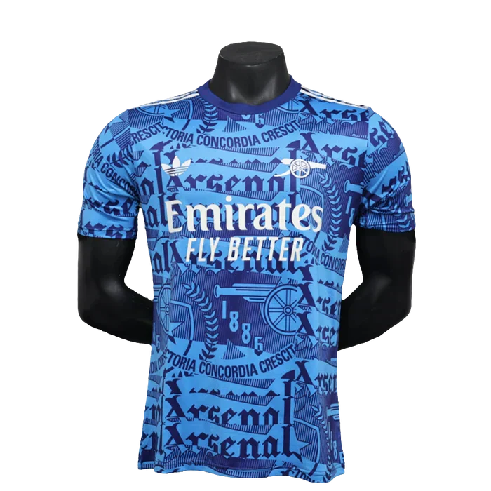 Camisola pré-jogo do Arsenal 25/26 - Azul - Versão Jogador