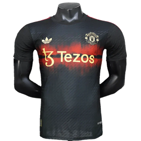 Camisola de treino Manchester United 25/26 - Preta - Versão Jogador