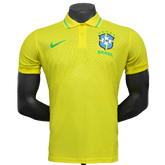Camisola Brasil Polo Edition 25/26 - Amarela - Versão Jogador