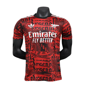Camisola de treino do Arsenal 25/26 - Vermelho escuro - Versão de jogador