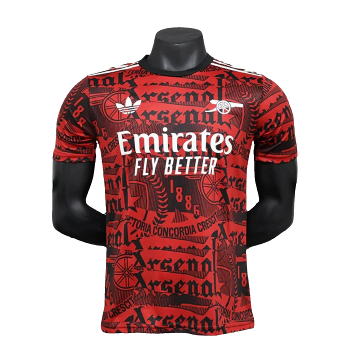 Camisola de treino do Arsenal 25/26 - Vermelho escuro - Versão de jogador