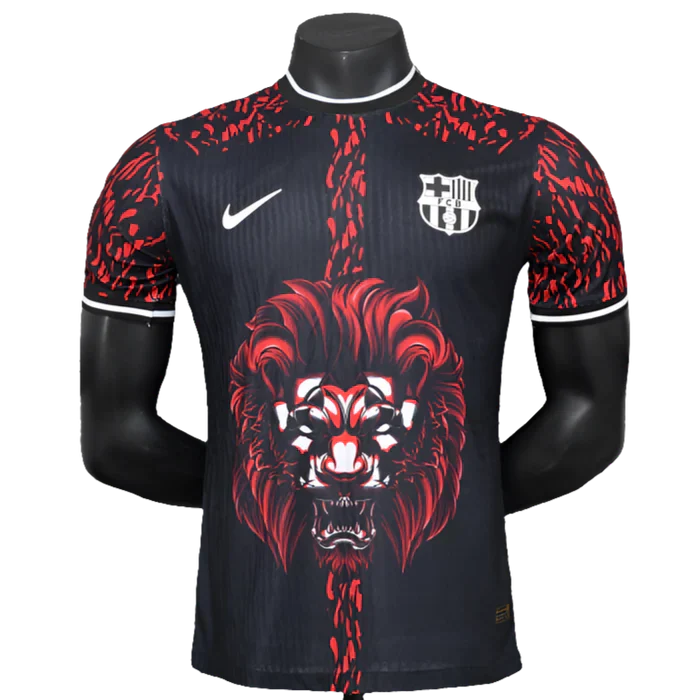 Camisola Barcelona Lion Edition 25/26 - Vermelha - Versão Jogador