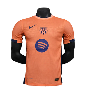 Camisola Barcelona 25/26 Edição Especial - Laranja - Versão Jogador