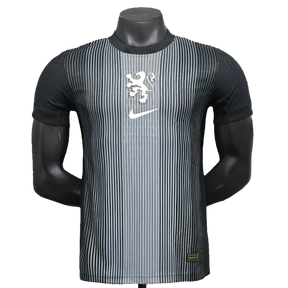 Camisola Países Baixos 25/26 Goleiro - Preto - Versão Jogador