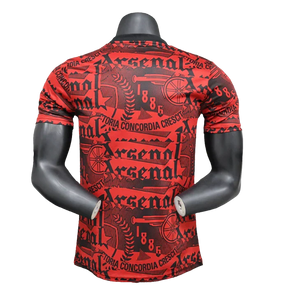 Camisola de treino do Arsenal 25/26 - Vermelho escuro - Versão de jogador
