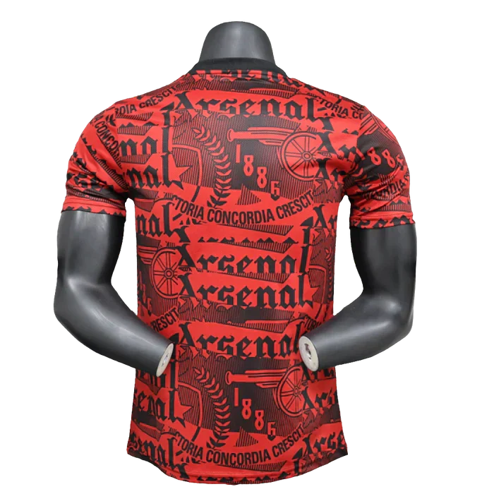 Camisola de treino do Arsenal 25/26 - Vermelho escuro - Versão de jogador
