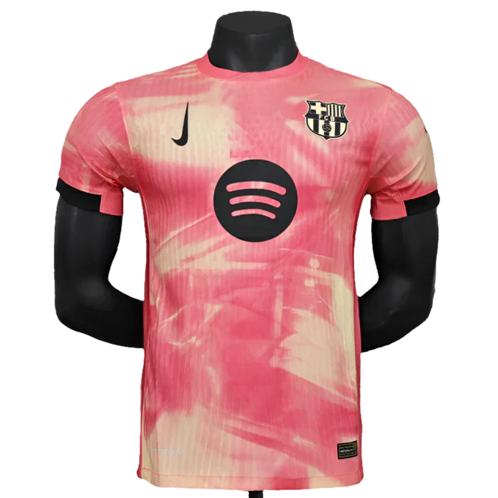 Camisola Barcelona 25/26 Edição Especial - Rosa - Versão Jogador